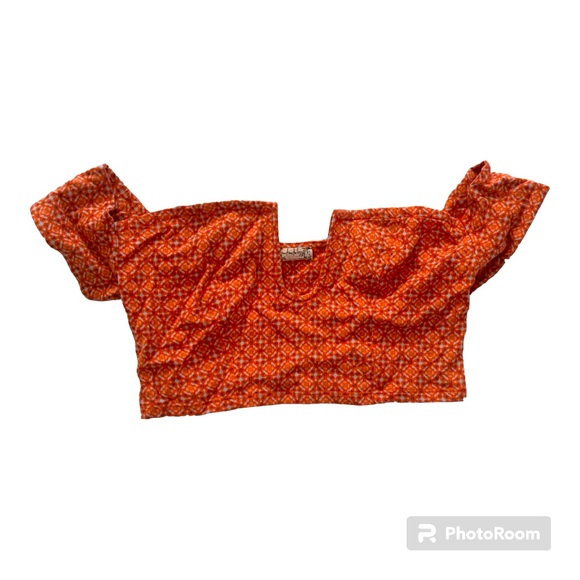 Intimately FP red Floral Bra Crop Top - Picture 1 of 5